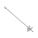 Helical ground anchors for vineyard trellis systems