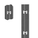 slot H Galvanised steel vineyard post BIG model