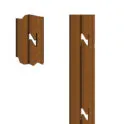 N-slot – optional configuration for corten vineyard post