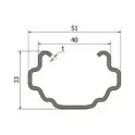 dimension for galvanised trellis post