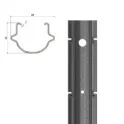 Galvanised steel vineyard post BIG model