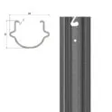 Galvanised Vineyard Post “CORTINA” – J-Slot | Sika