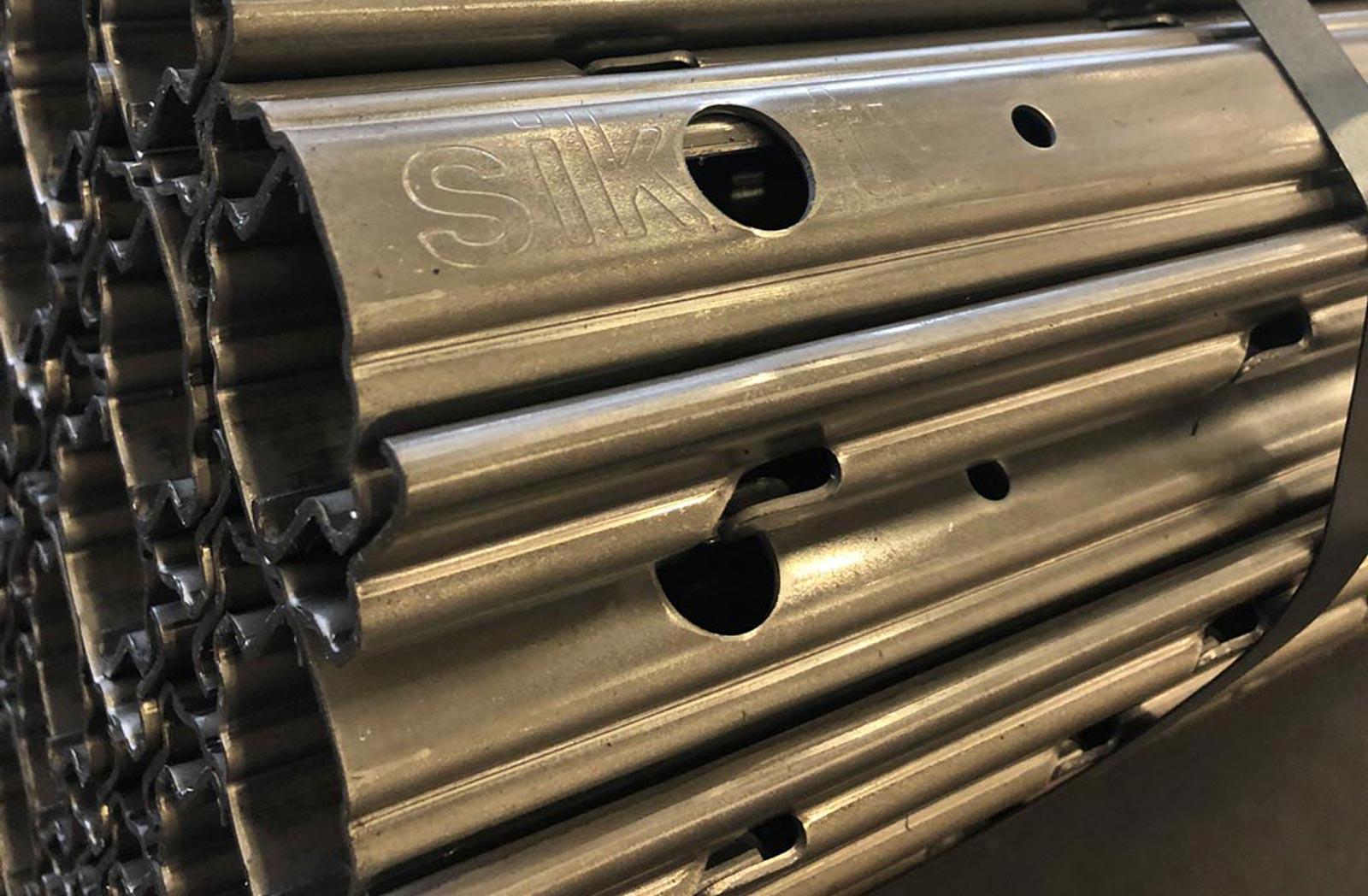 Steel vineyard trellis posts with galvanized corrosion protection and high structural strength