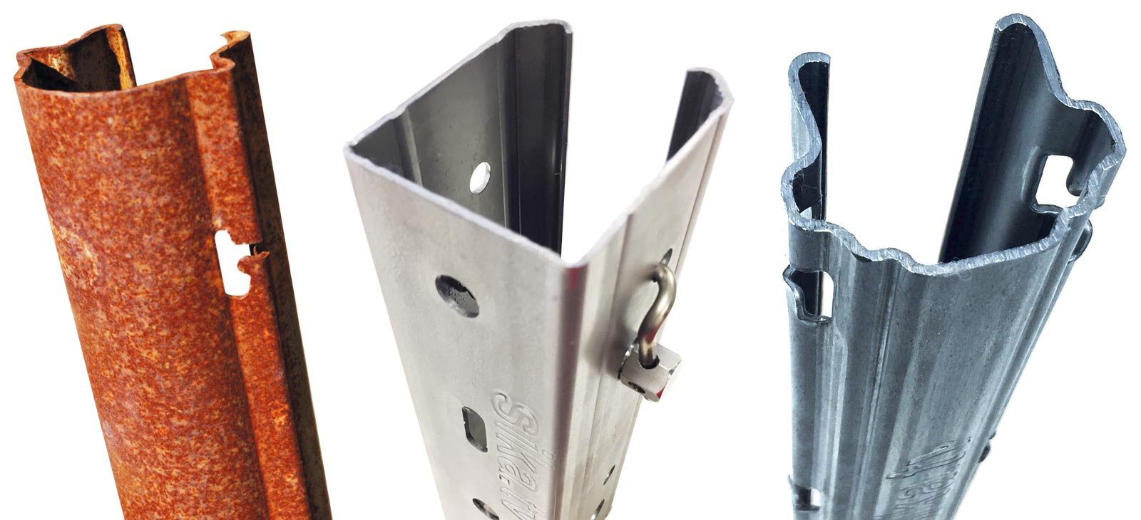 metal vineyard trellis post