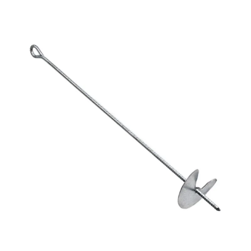 Helical ground anchors for vineyard trellis systems