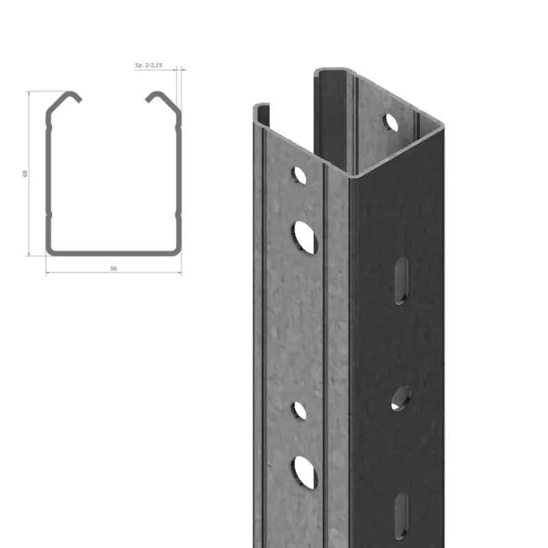 Galvanised Vineyard End Post “Strong” - Sika