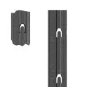 U-slot – standard configuration for galvanised post