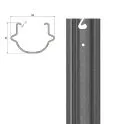 Galvanised Vineyard Post “CORTINA” – J-Slot | Sika