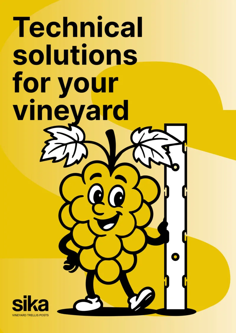 brochure vineyard trellis post Sika