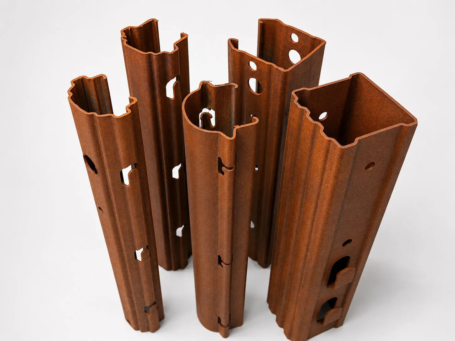 SIKA corten steel vineyard posts for optimal trellis system performance