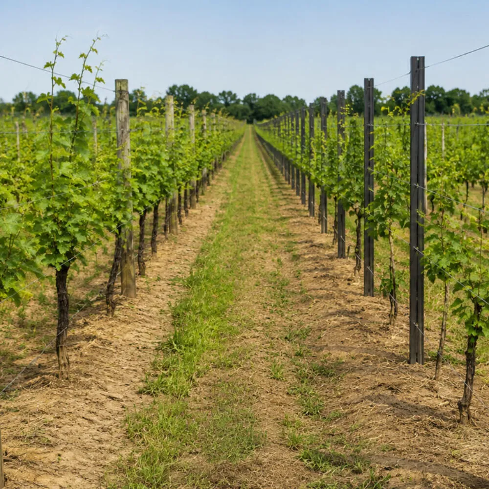 Comparison of wooden vs metal vineyard poles for long-term use